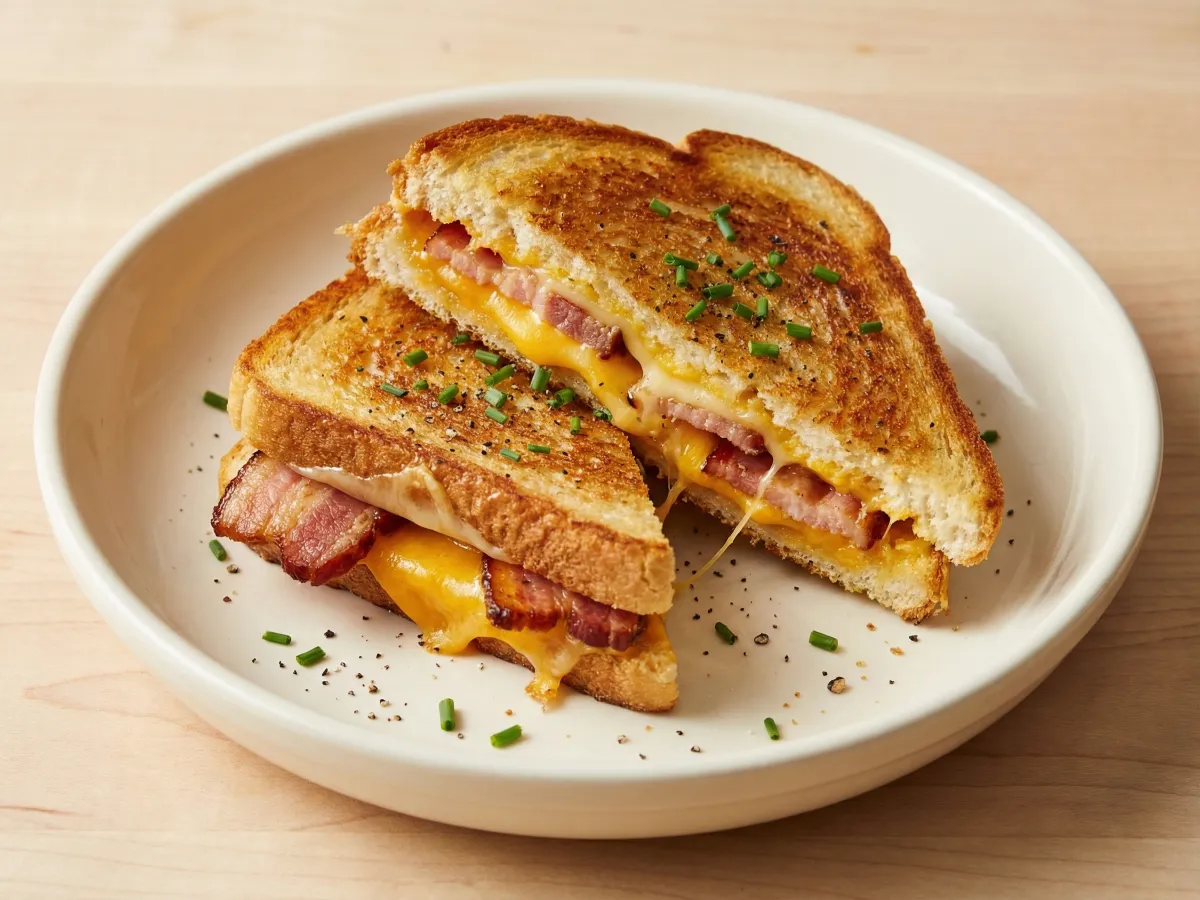 Grilled Cheese With Bacon