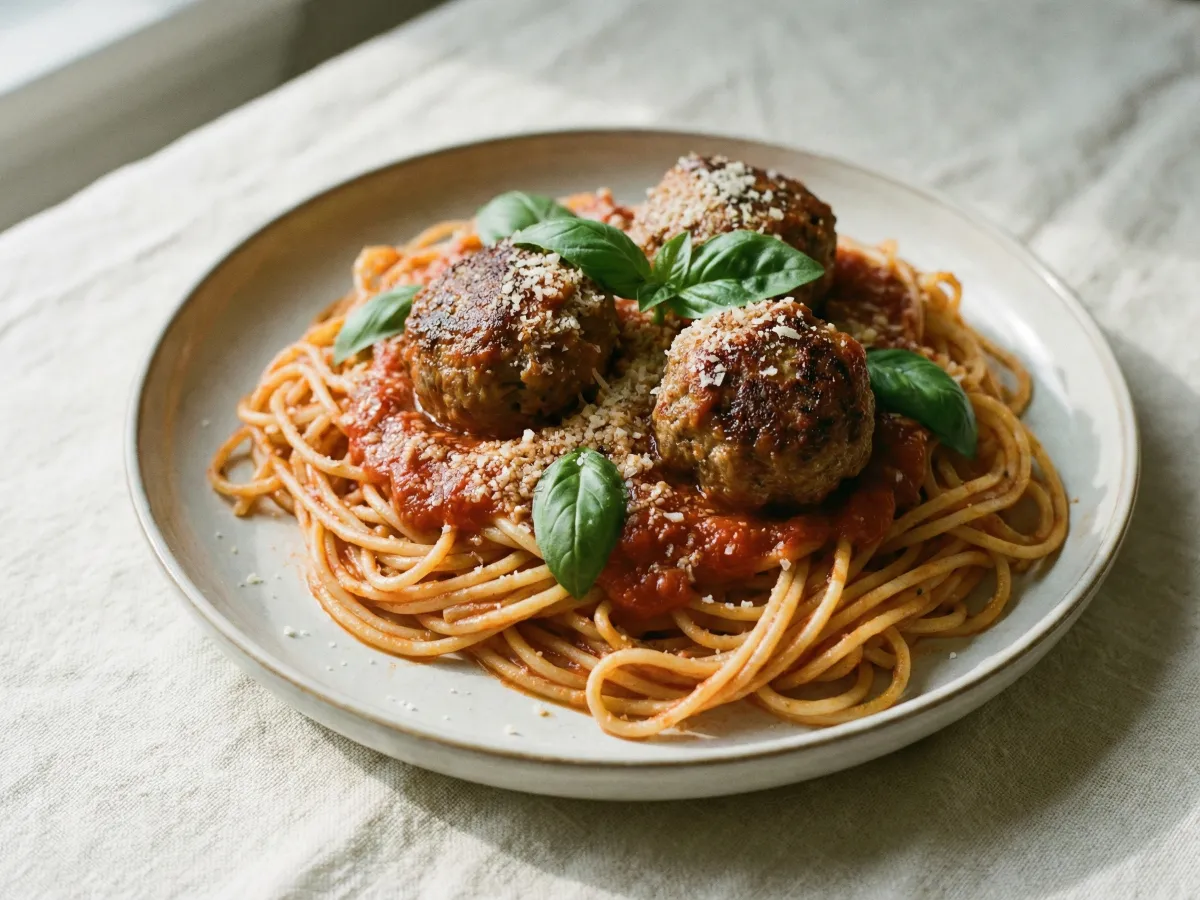 Spaghetti And Meatballs