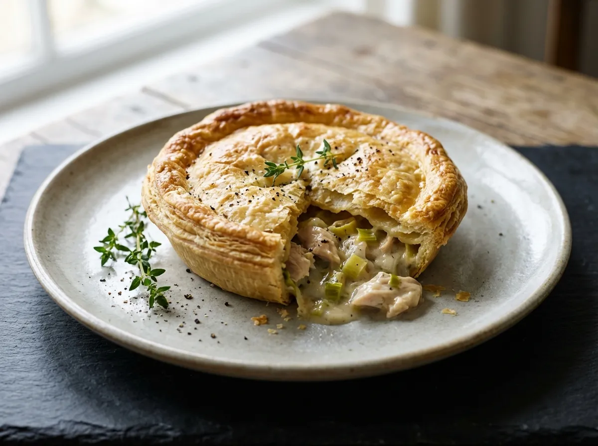 Chicken And Leek Pie