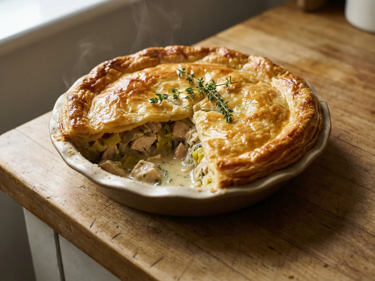 Chicken And Leek Pie