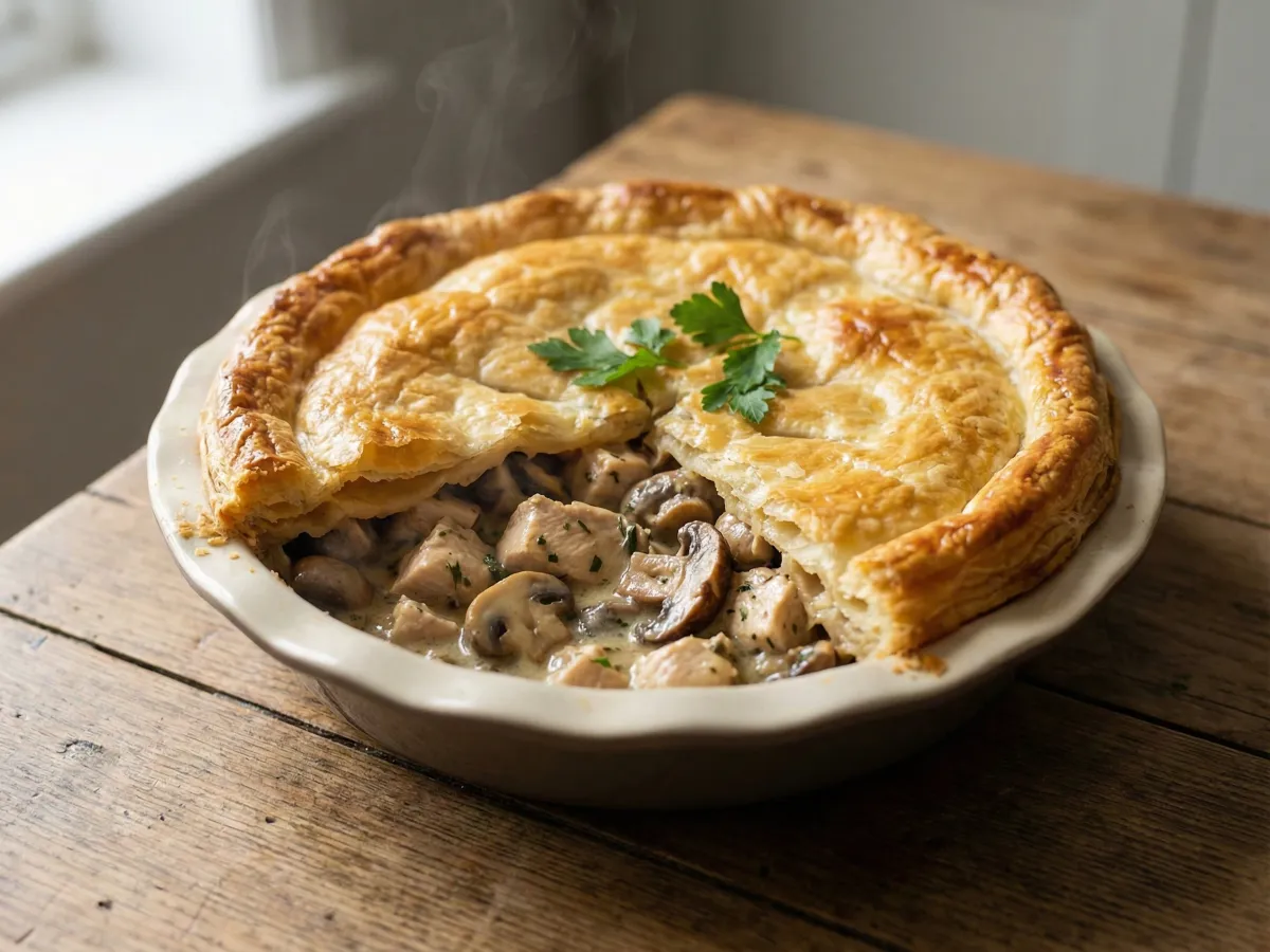 Chicken And Mushroom Pie