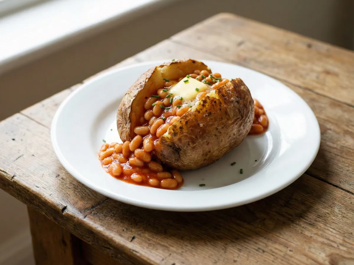 Jacket Potato With Beans
