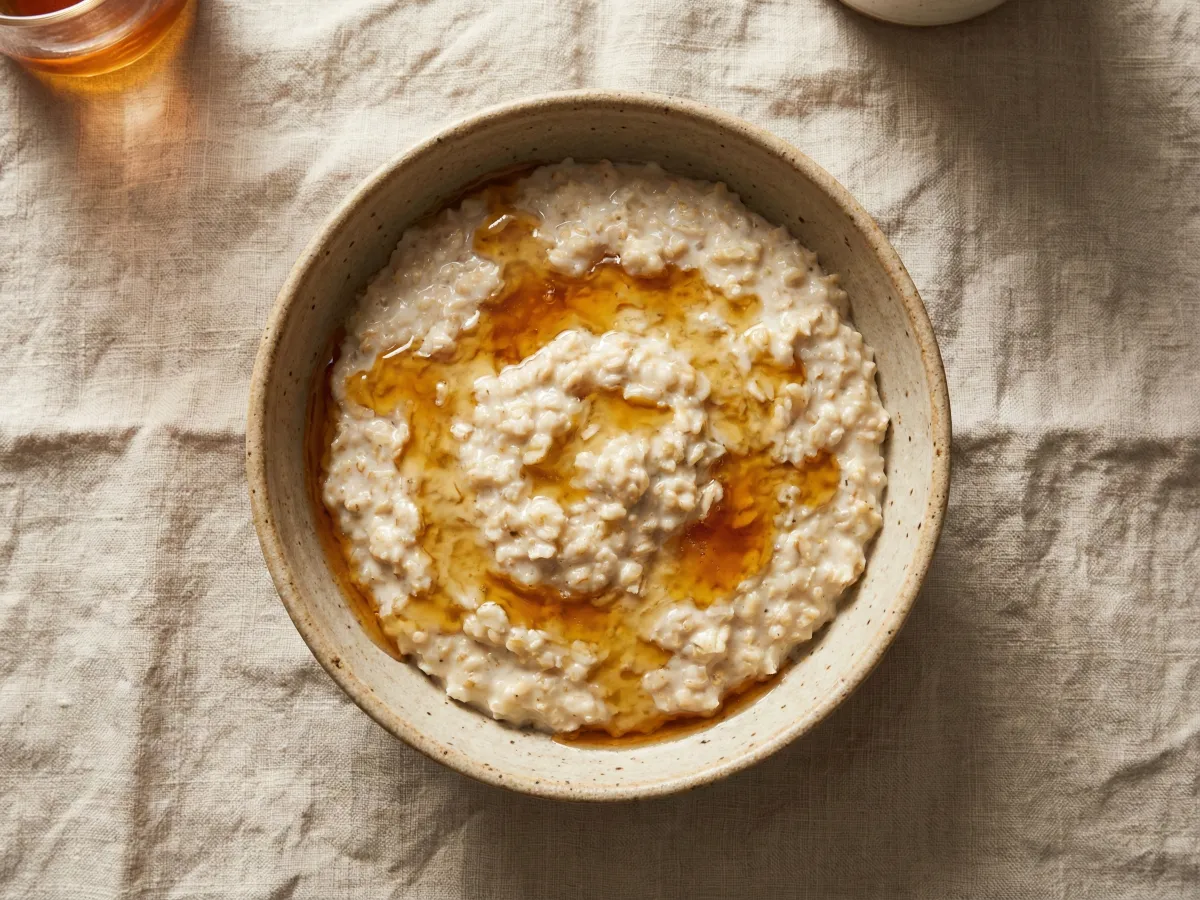Porridge With Golden Syrup