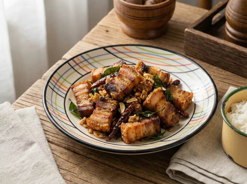 Double-Cooked Pork (Boiled then Fried)