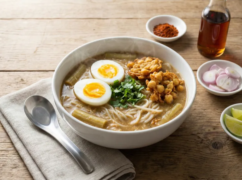 Mohinga (Burmese Fish Noodle Soup)