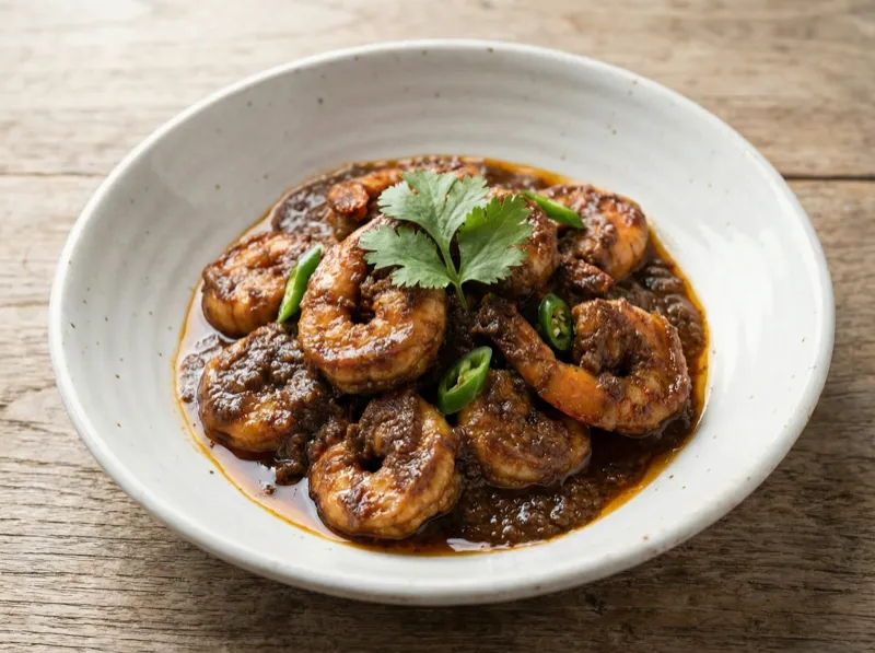 Shrimp with Fermented Shrimp Paste