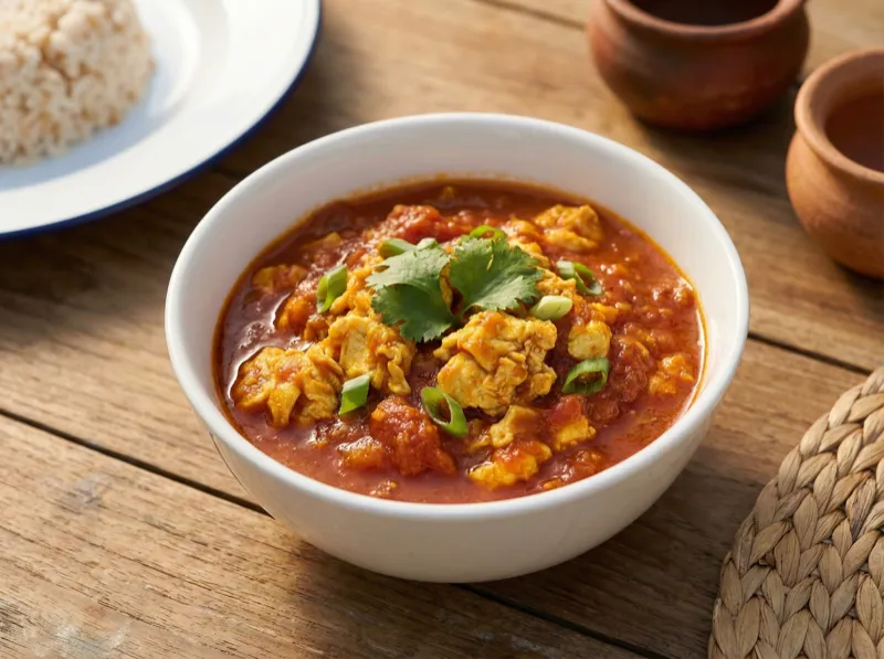 Tomato and Egg Curry