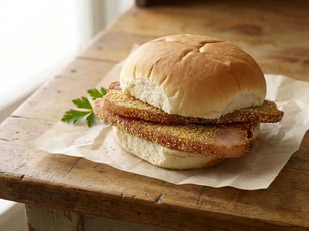 Peameal Bacon Sandwich