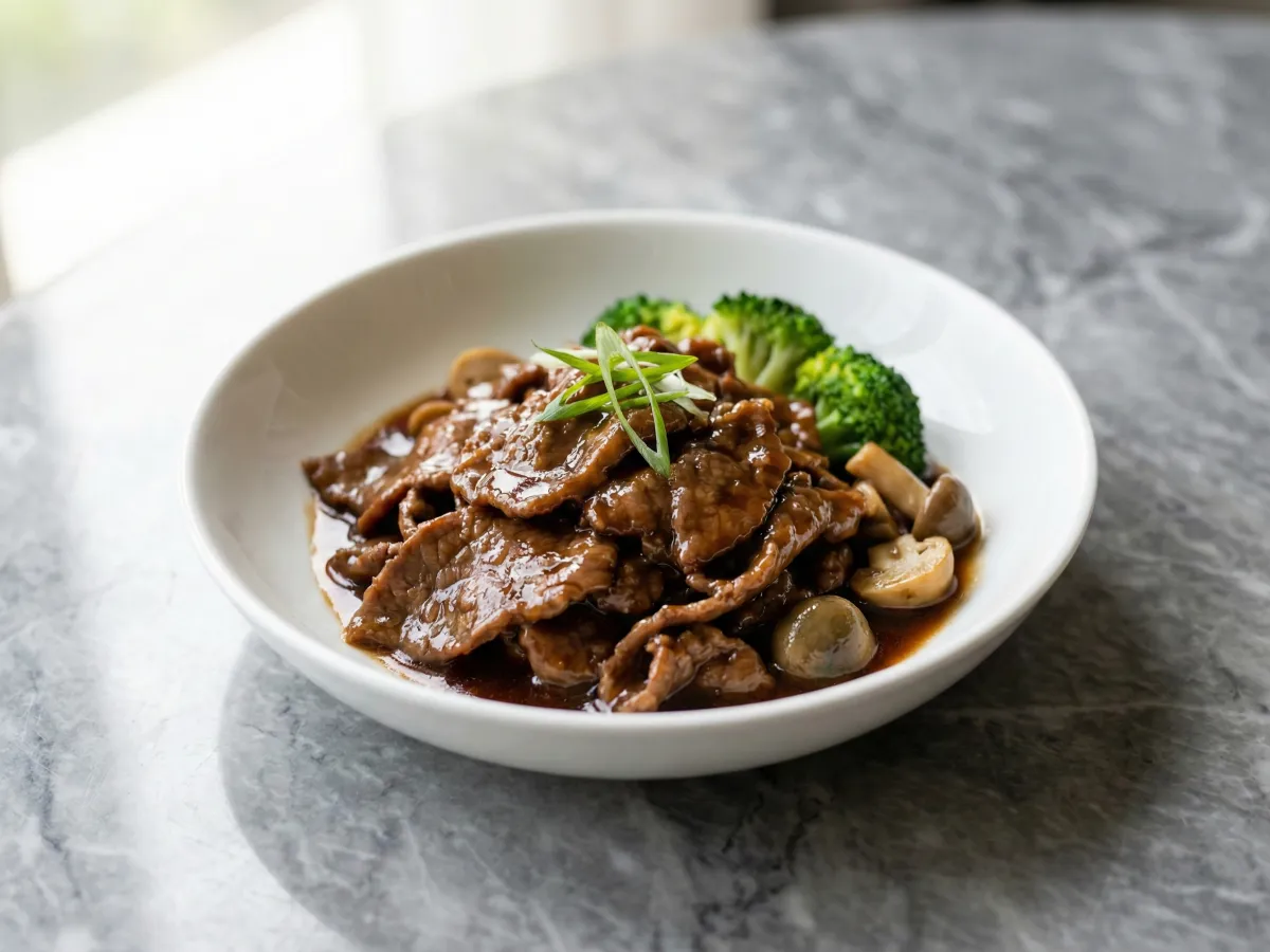 Beef with Oyster Sauce
