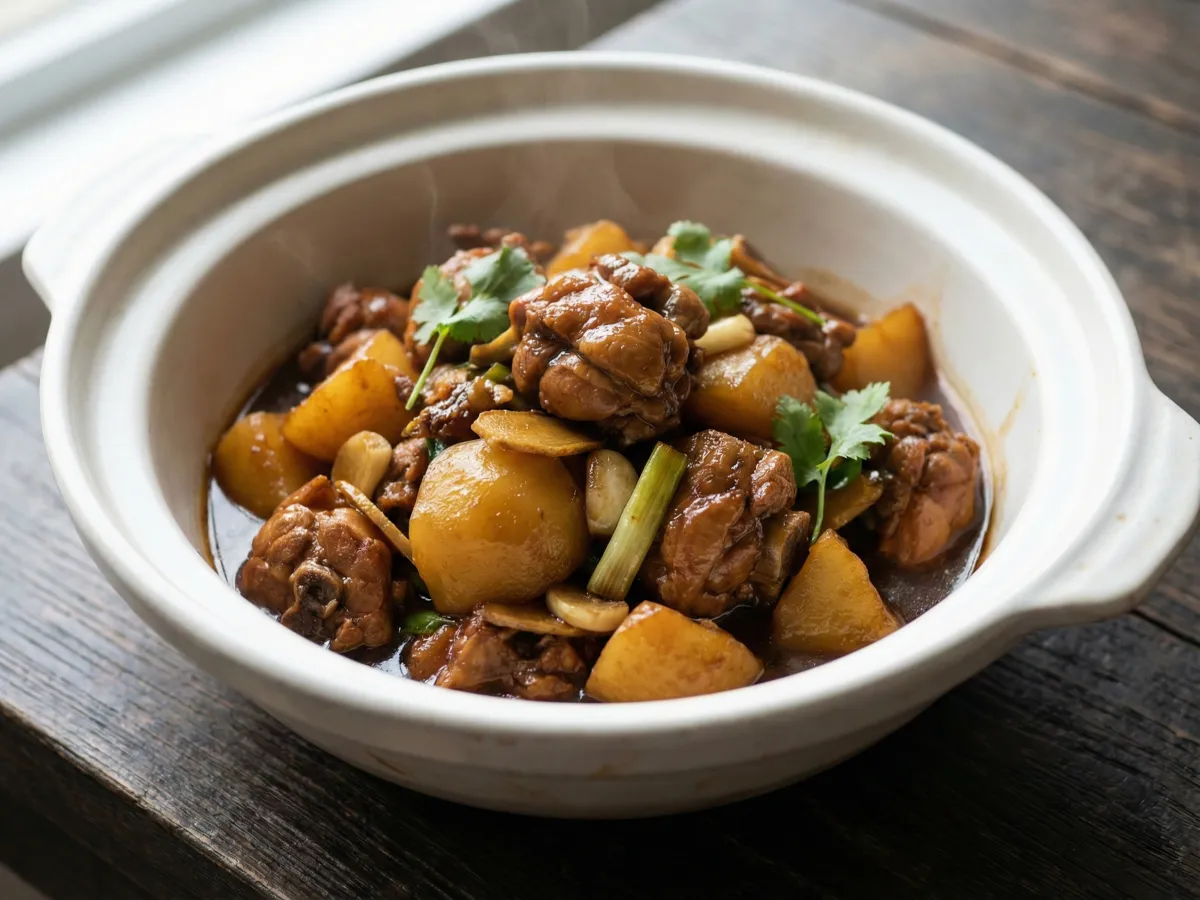 Braised Chicken With Potatoes