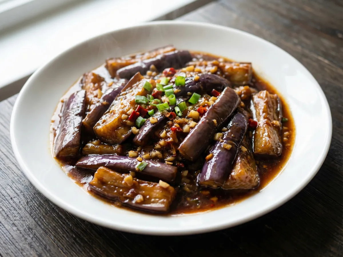 Chinese Eggplant With Garlic Sauce