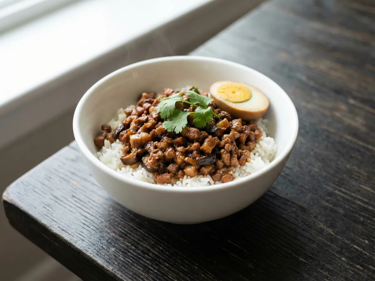 Minced Pork Over Rice