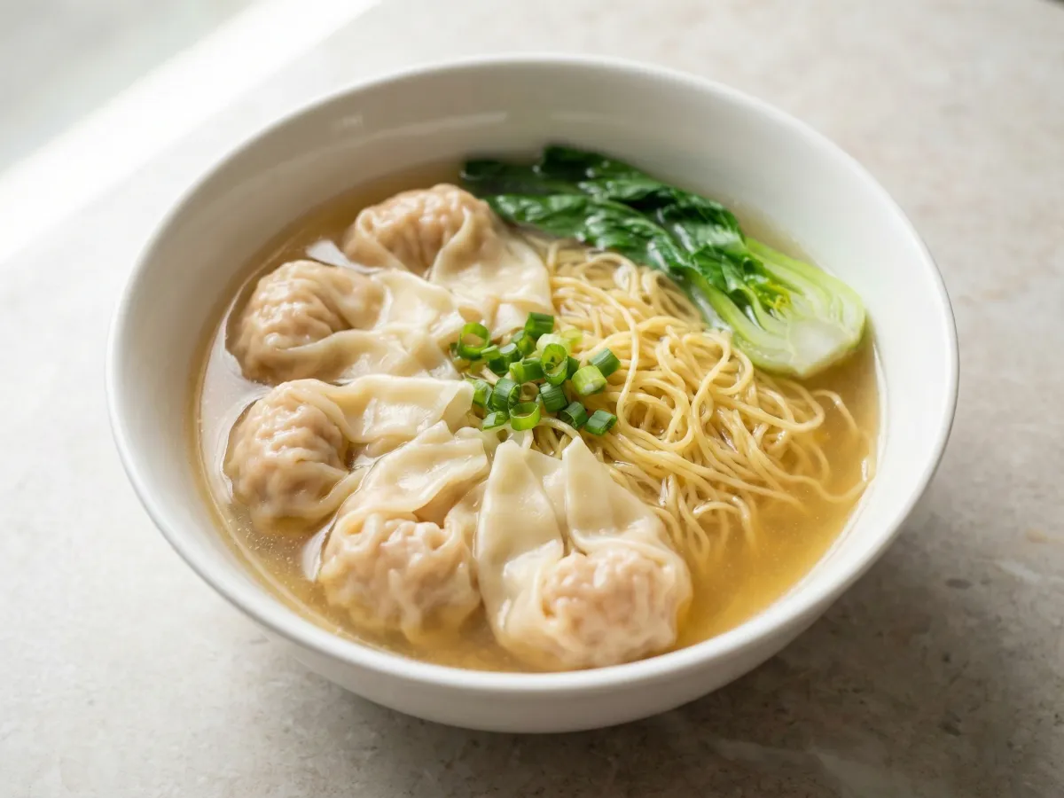 Wonton Noodle Soup