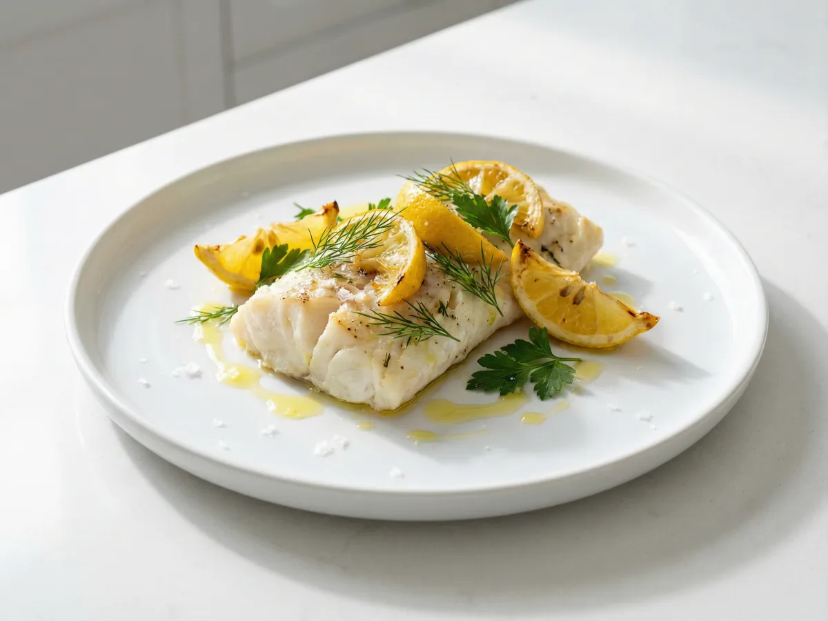 Baked Cod With Lemon