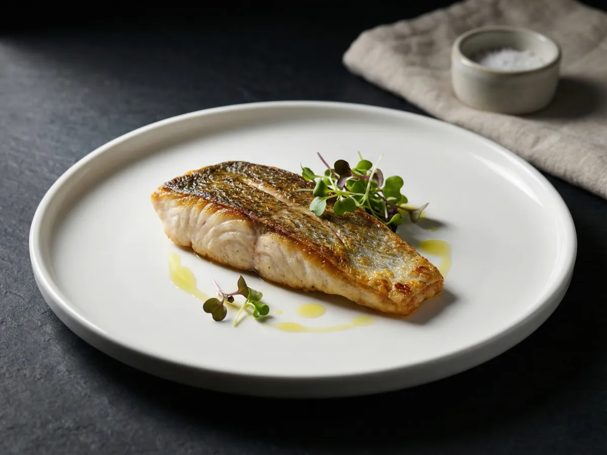 Pan Seared Sea Bass