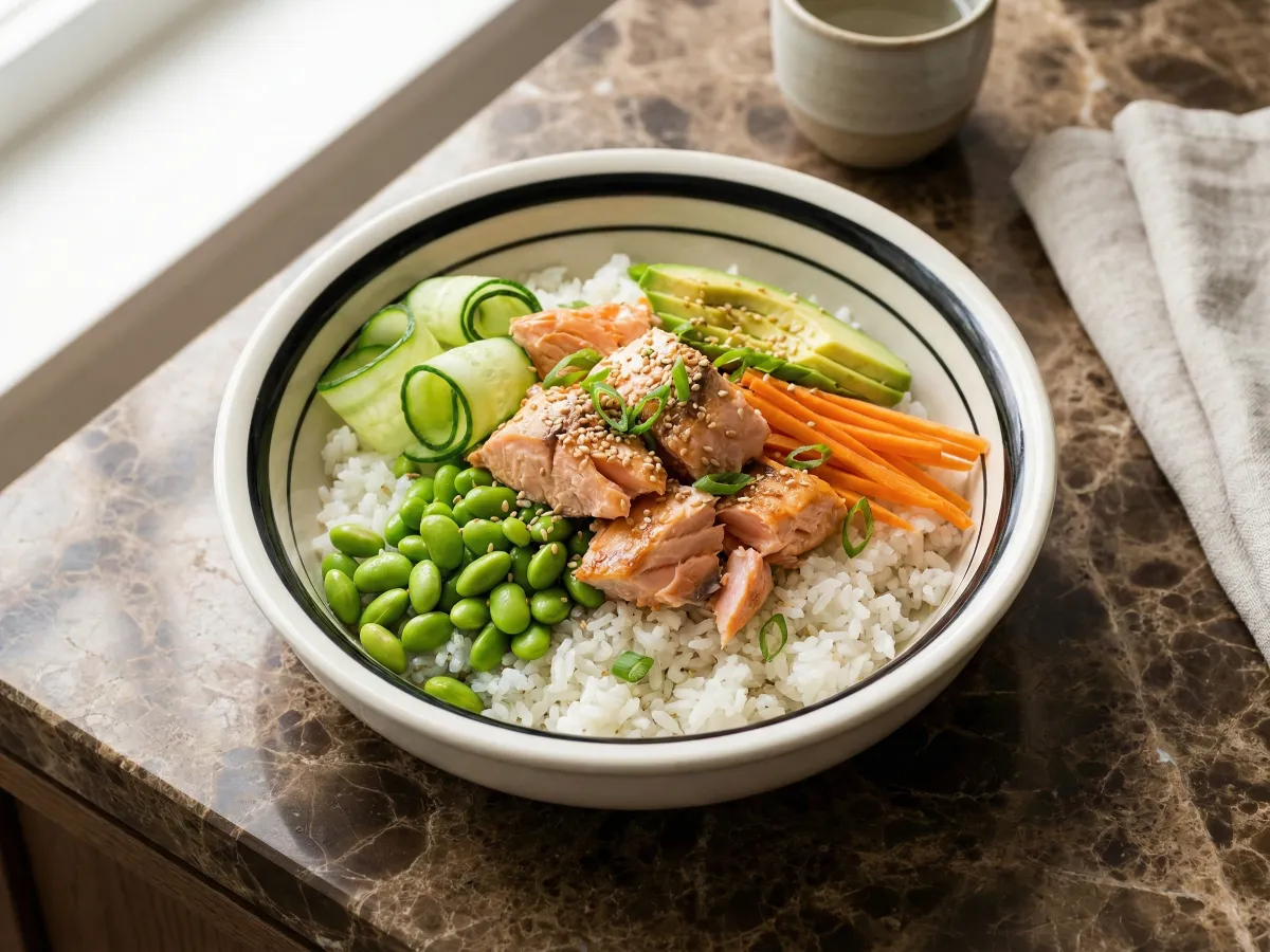 Salmon Rice Bowl