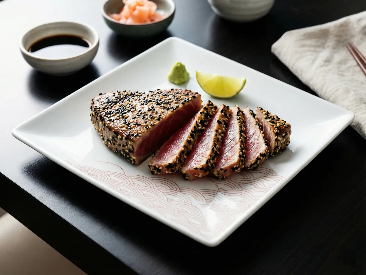 Tuna Steak With Sesame