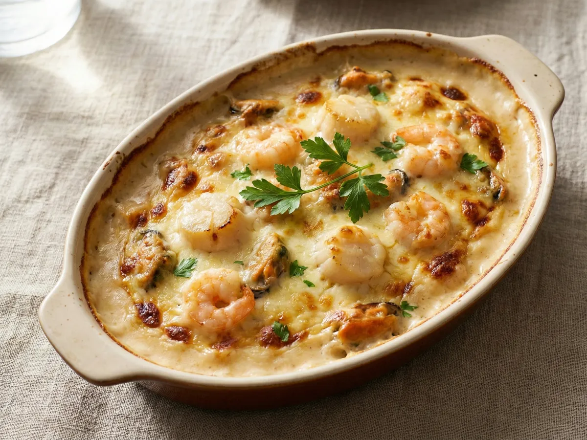 Seafood Gratin