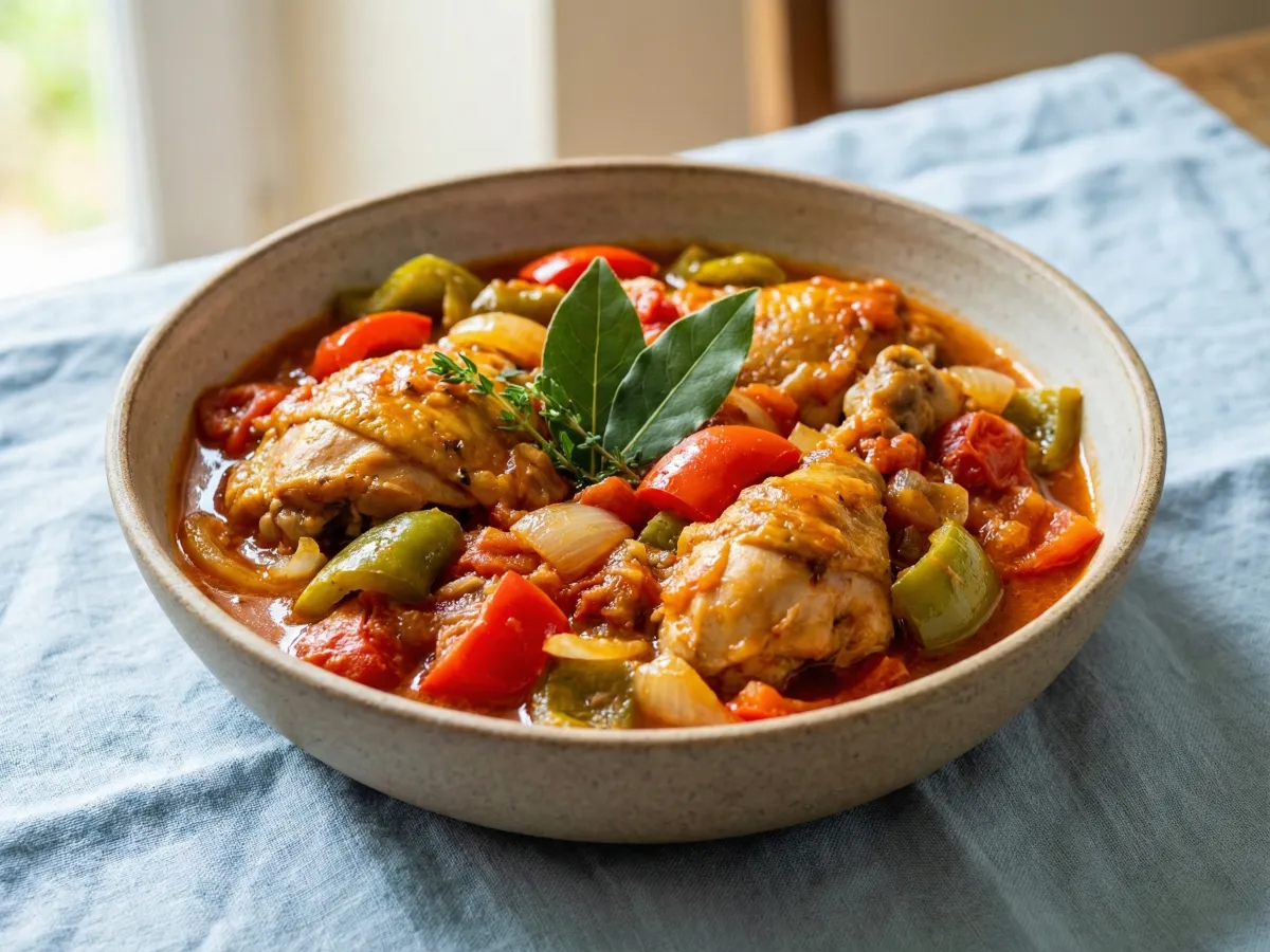 Poulet Basquaise