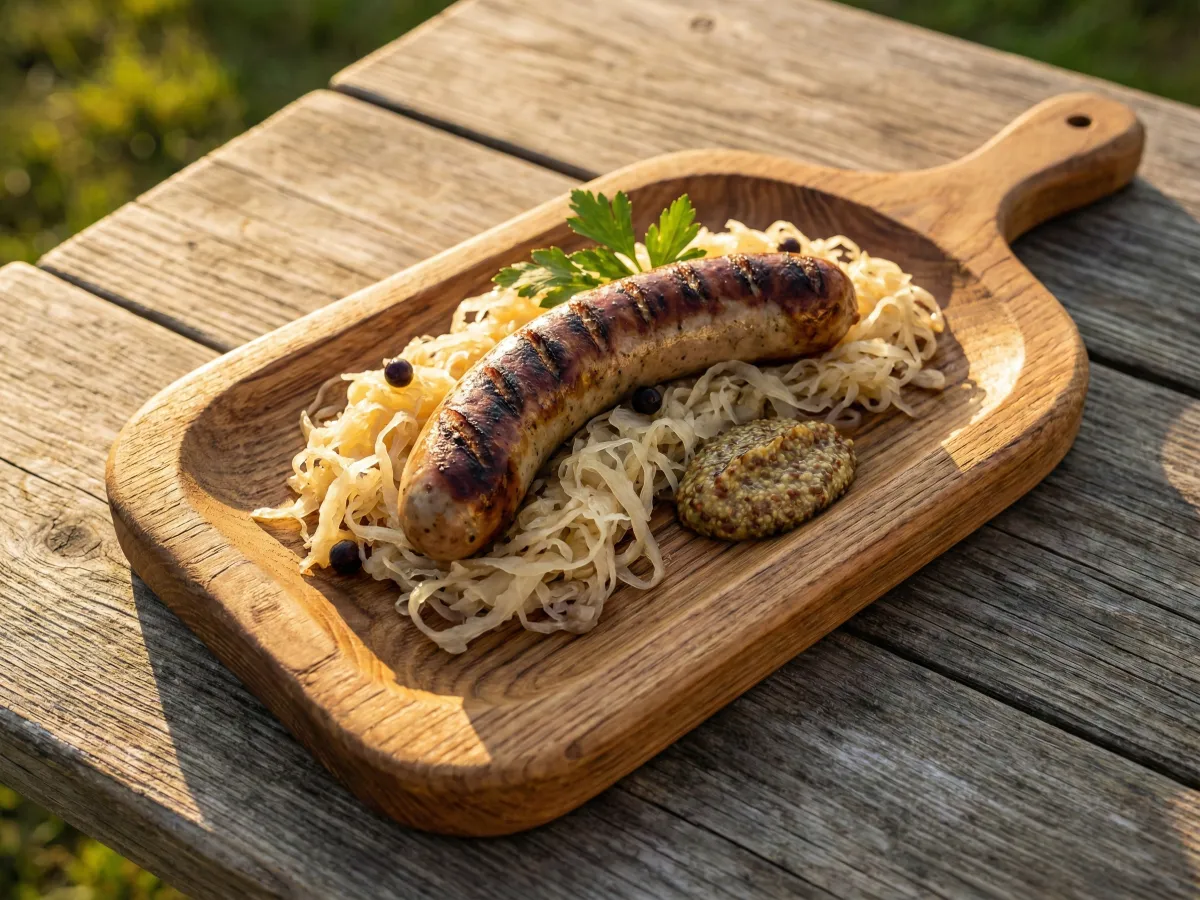 Bratwurst With Sauerkraut