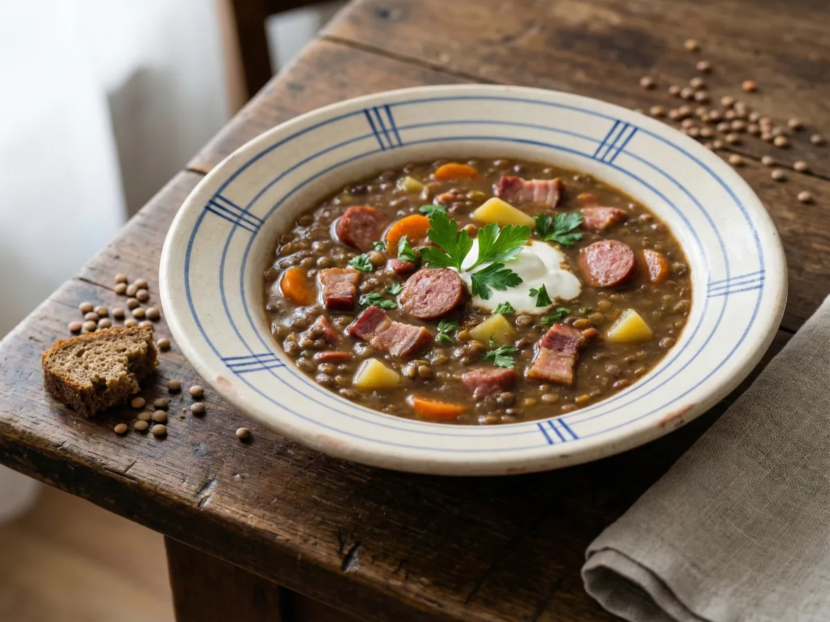 Linsensuppe