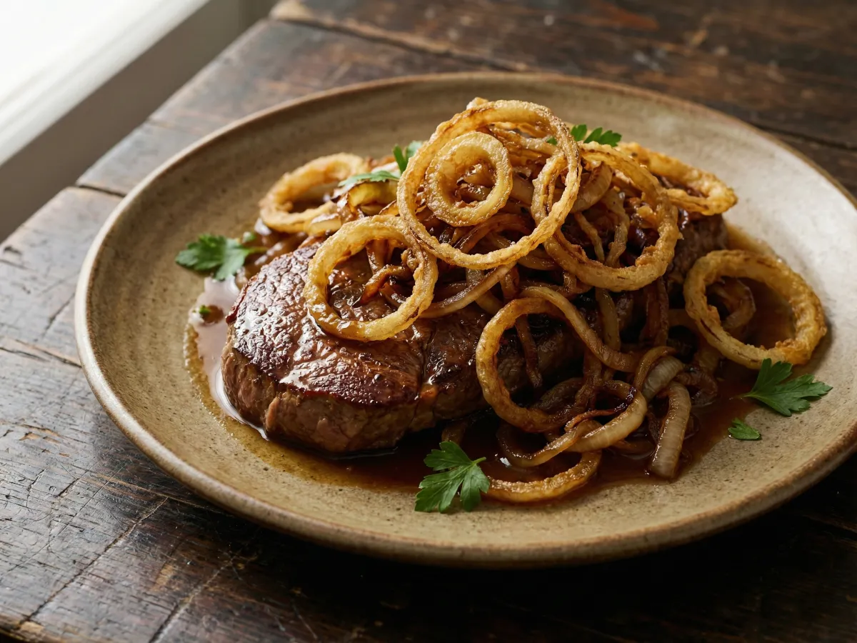 Zwiebelrostbraten