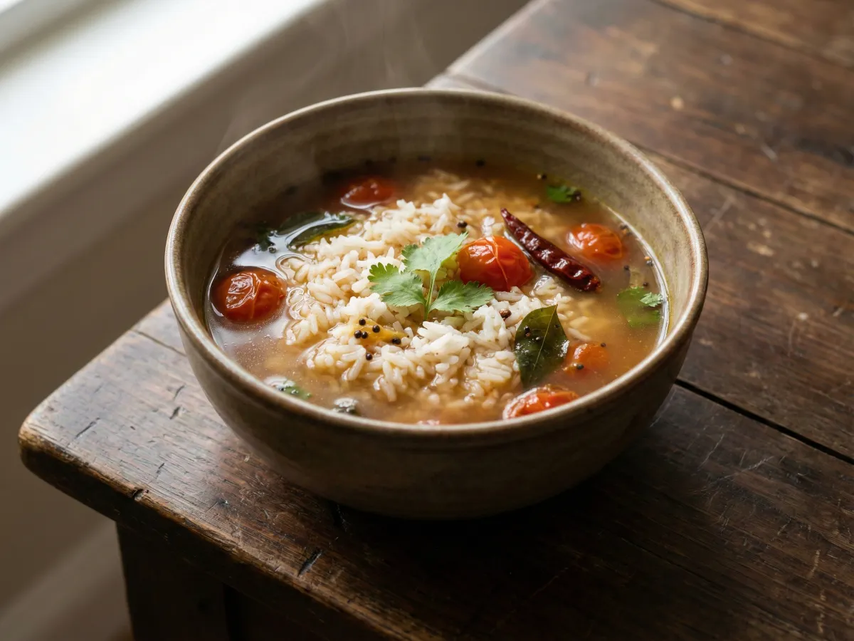 Rasam With Rice