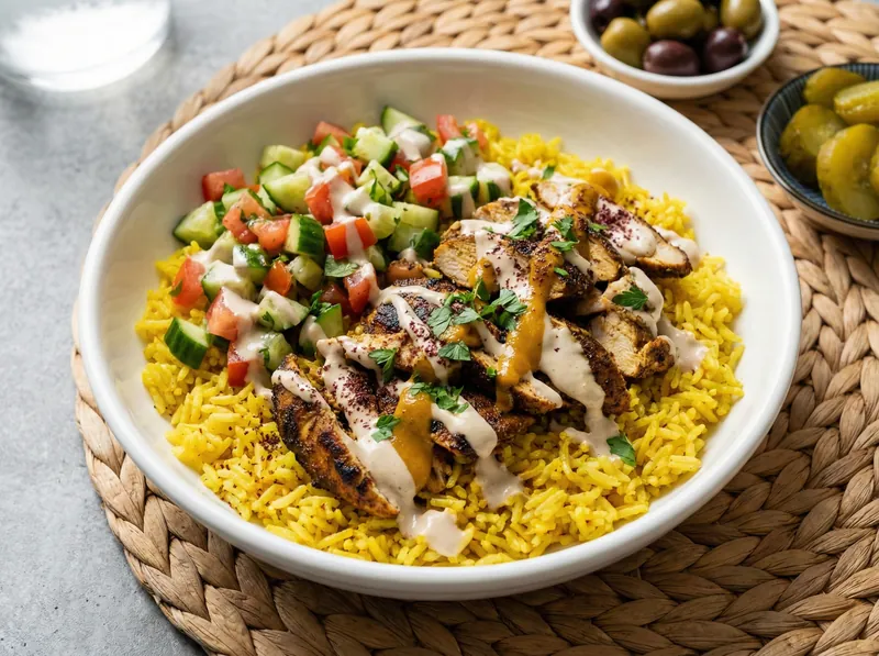 Chicken Shawarma Rice Bowl