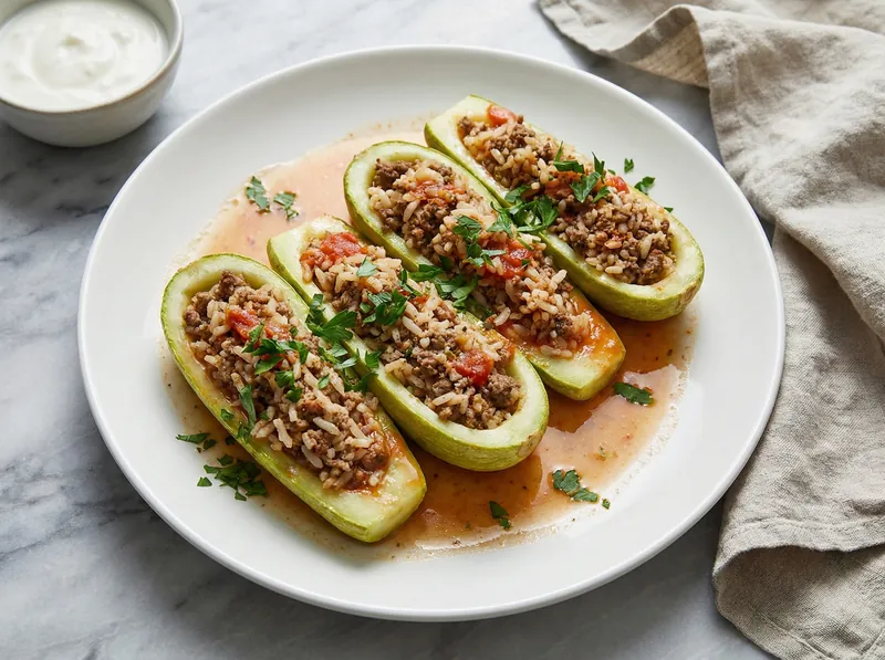 Stuffed Zucchini