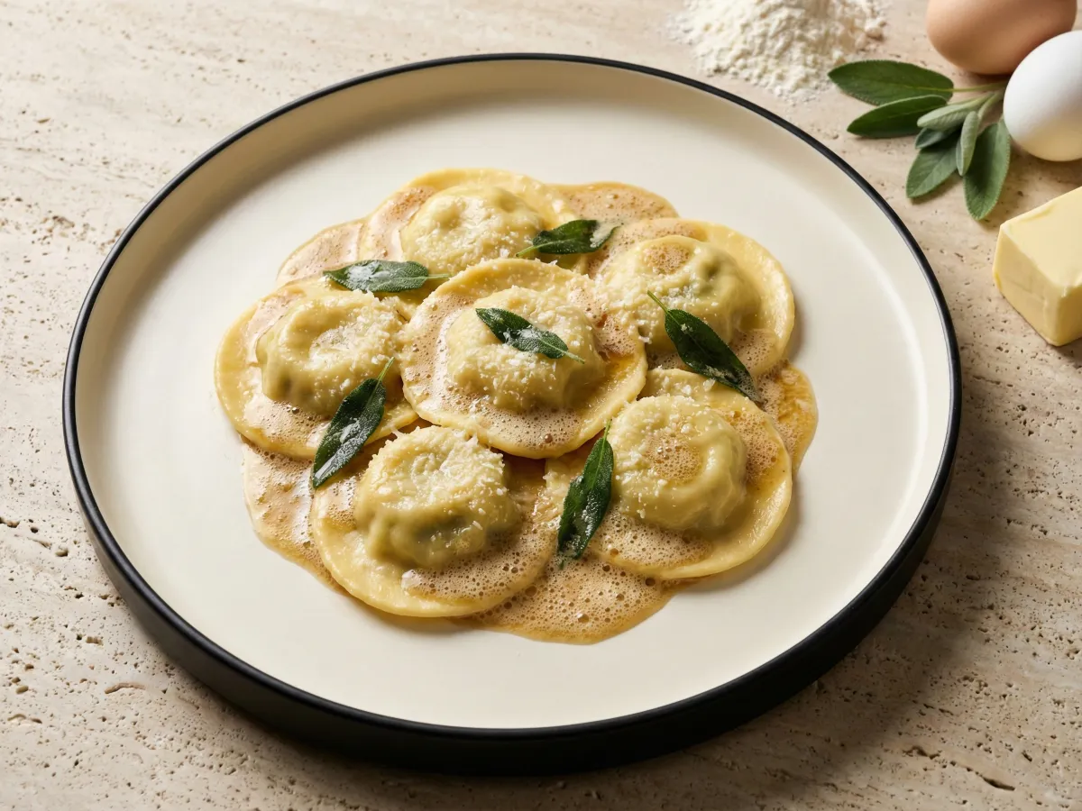 Ravioli Al Burro E Salvia
