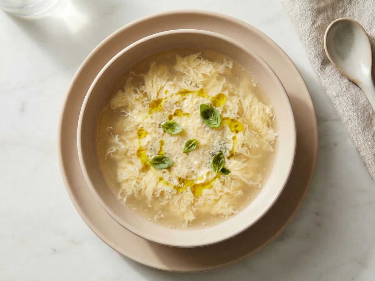 Stracciatella Soup