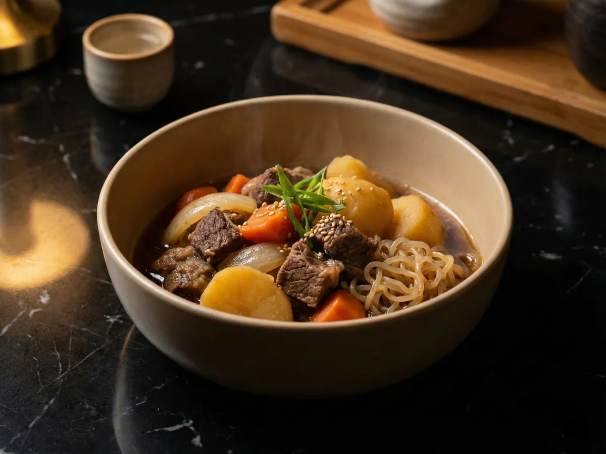 Nikujaga (Japanese Meat and Potato Stew)