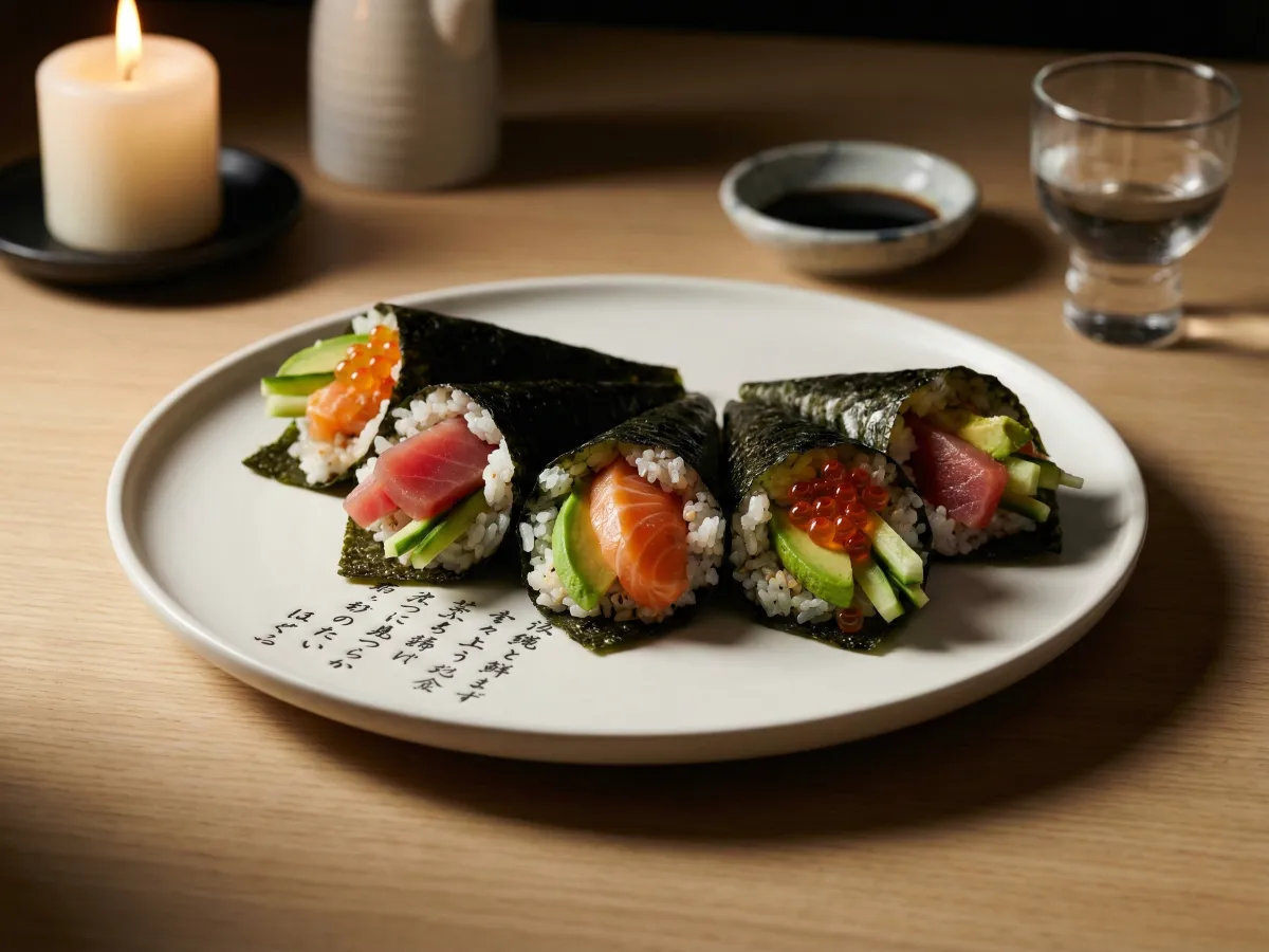 Temaki (Hand-Rolled Sushi)