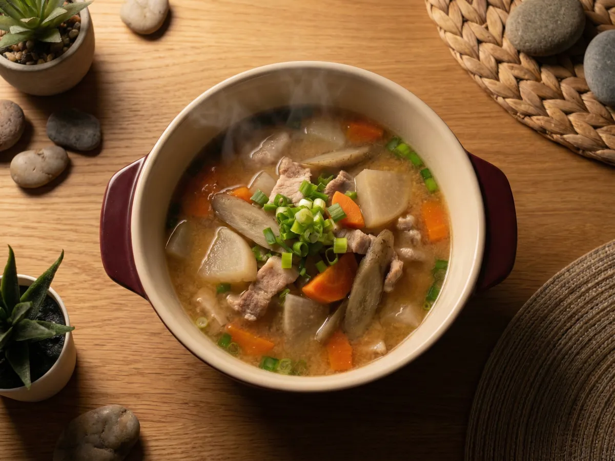 Tonjiru (Pork Miso Soup)