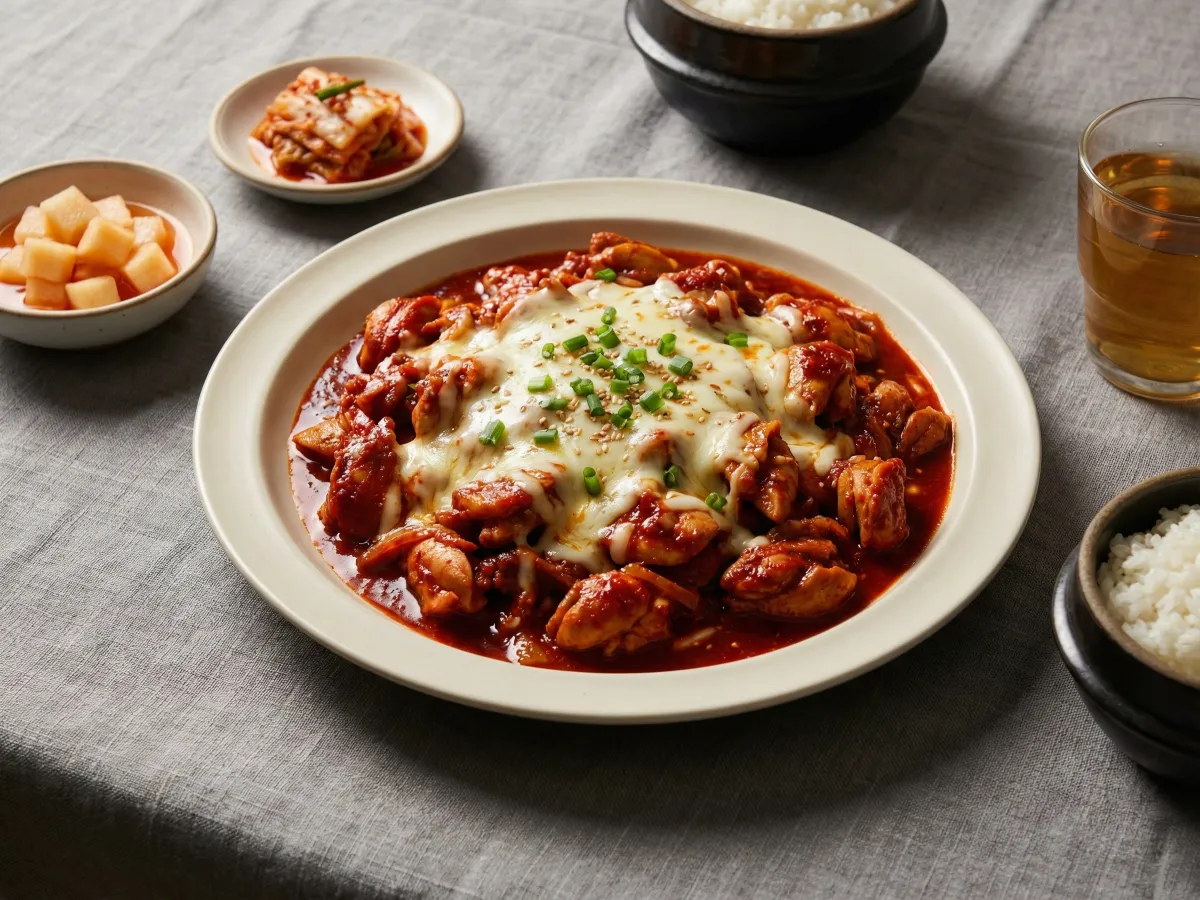 Buldak (Spicy Korean Fire Chicken)