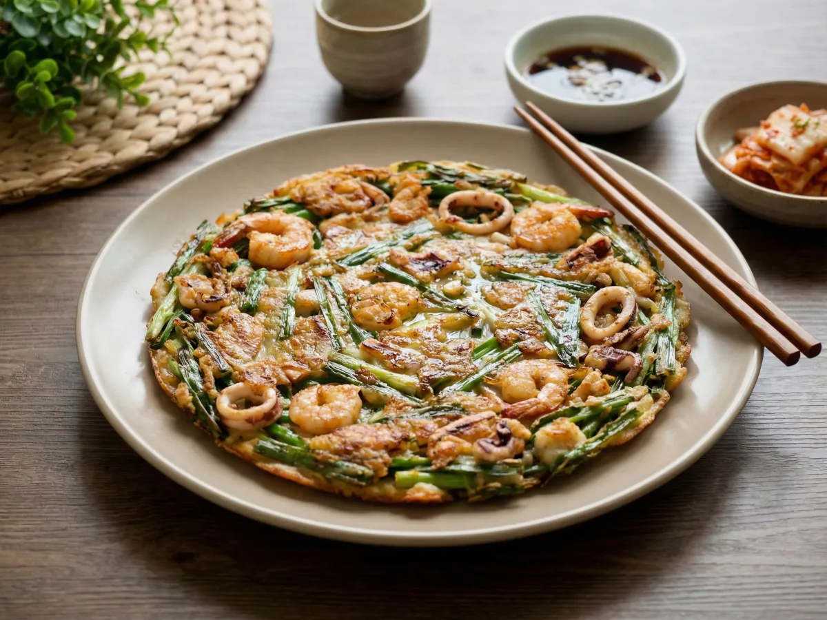 Haemul Pajeon (Korean Seafood Pancake)