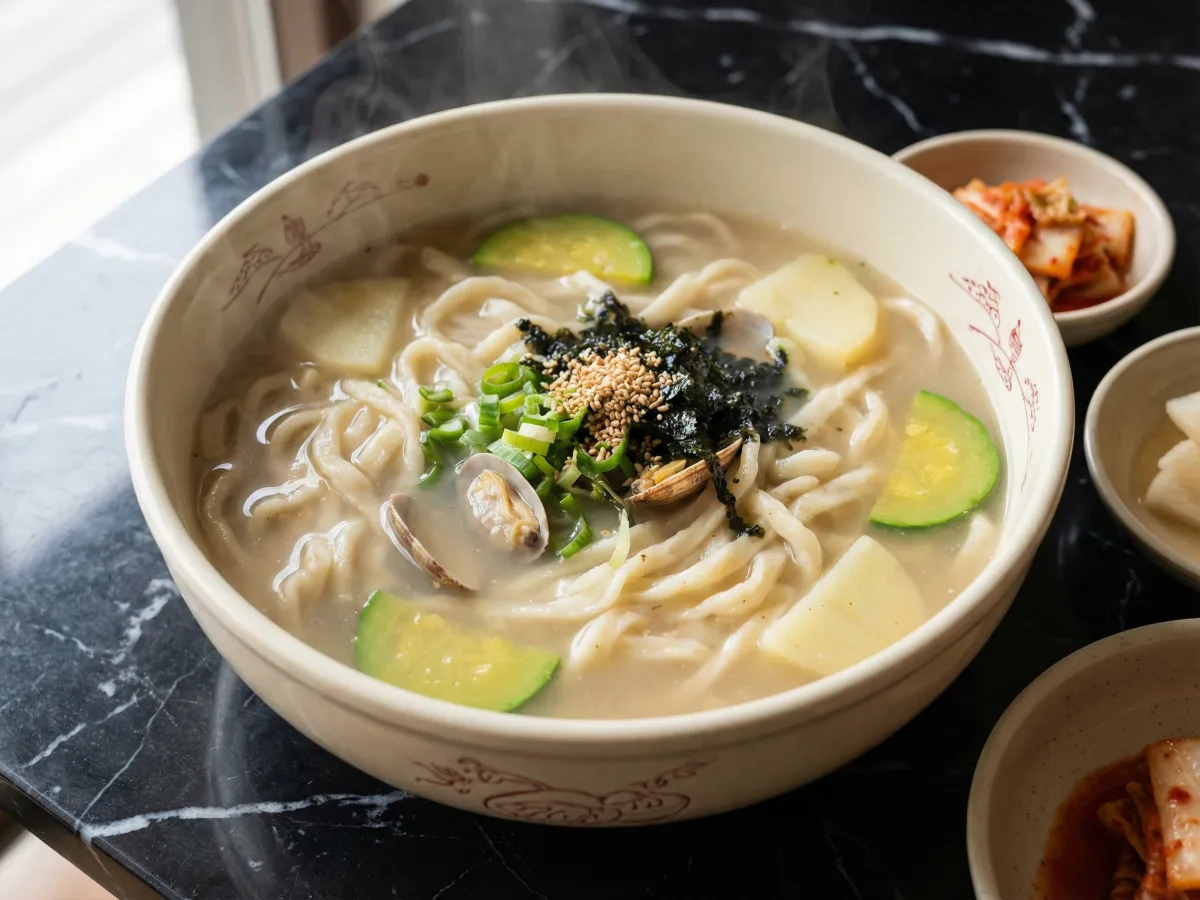Kalguksu (Hand-Cut Noodle Soup)