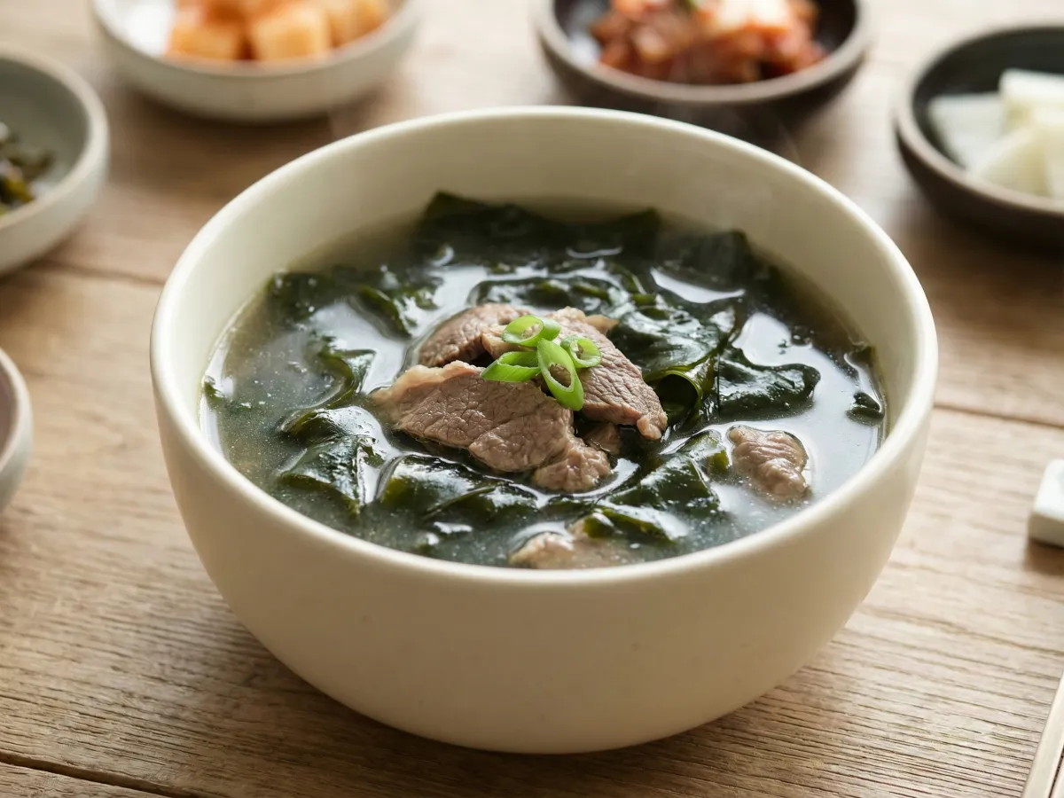 Miyeok Guk (Korean Seaweed Soup)