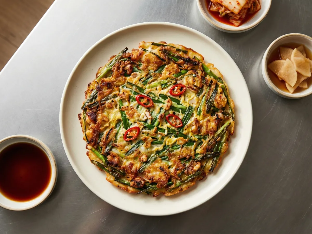 Pajeon (Korean Scallion Pancake)