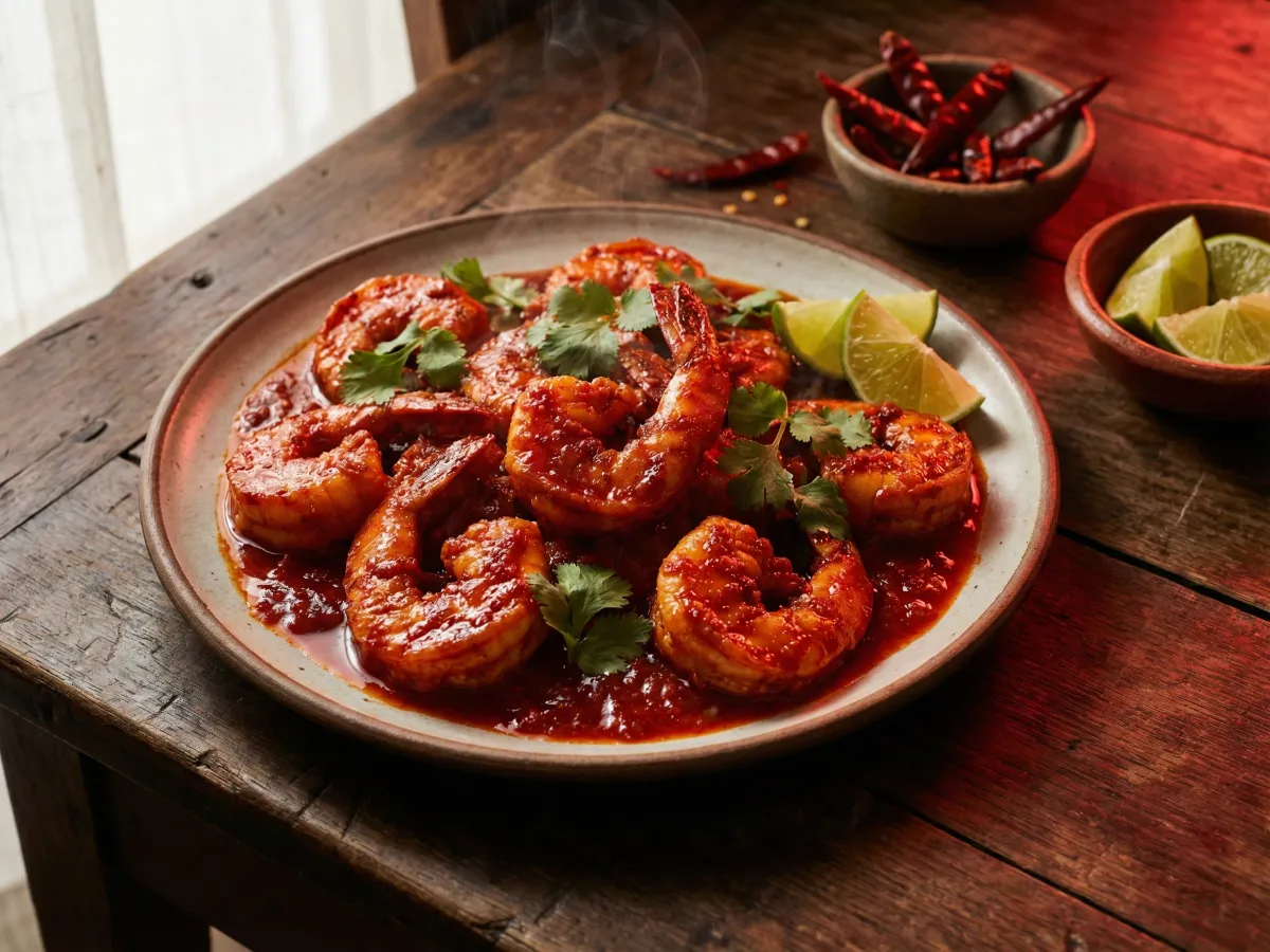 Camarones A La Diabla