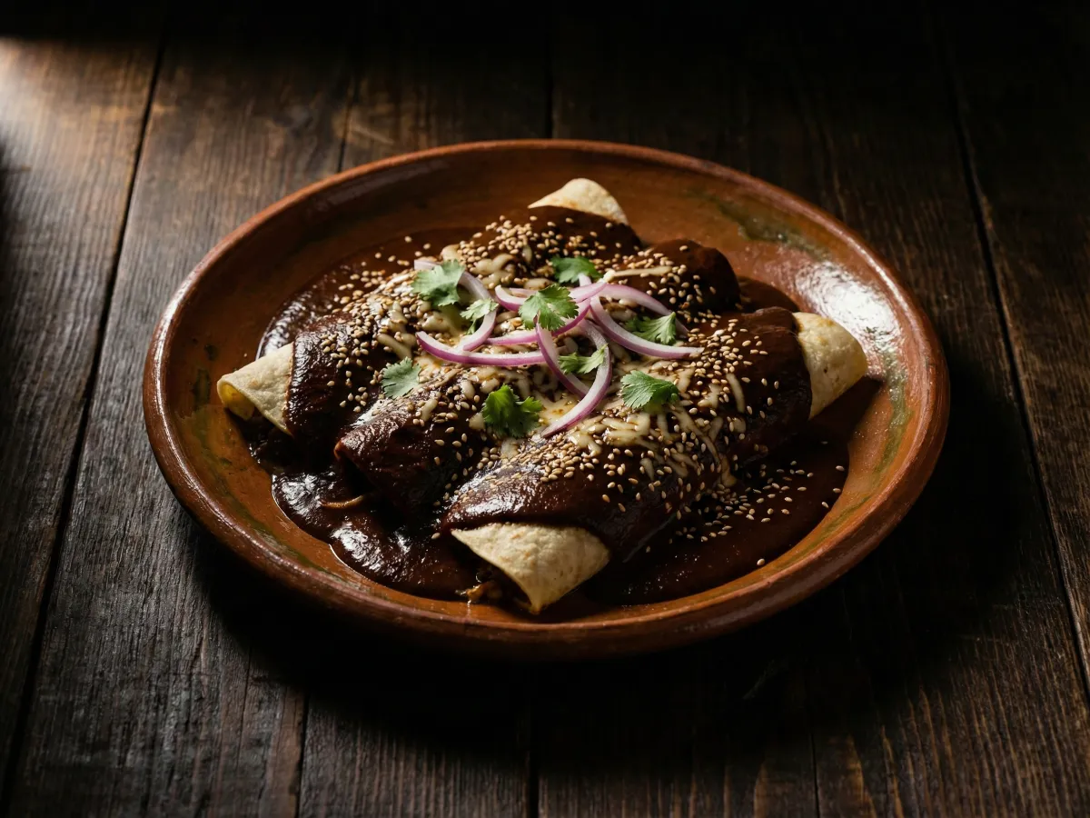 Enchiladas De Mole