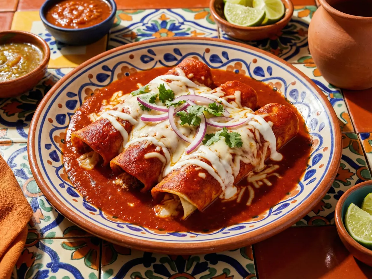 Enchiladas Rojas