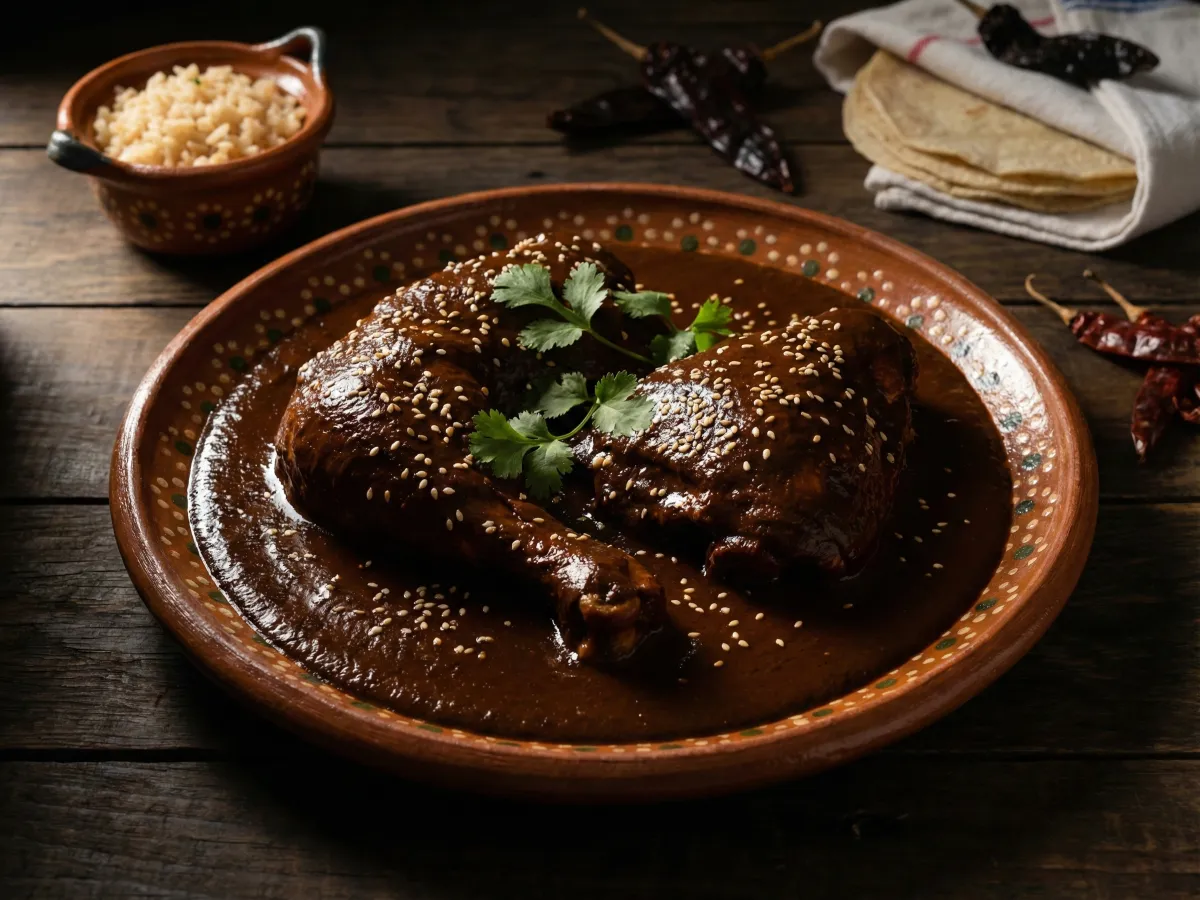 Mole Poblano With Chicken
