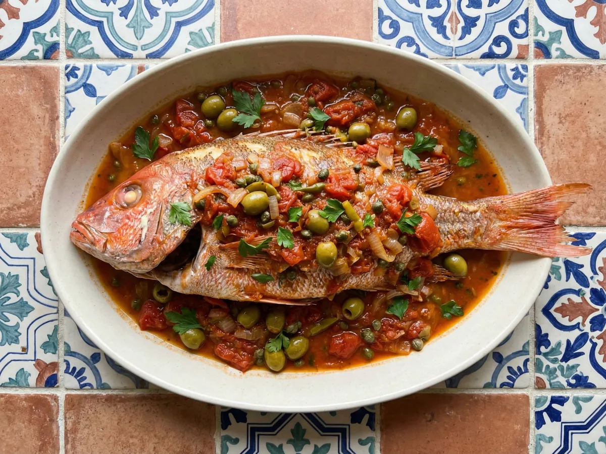 Pescado A La Veracruzana