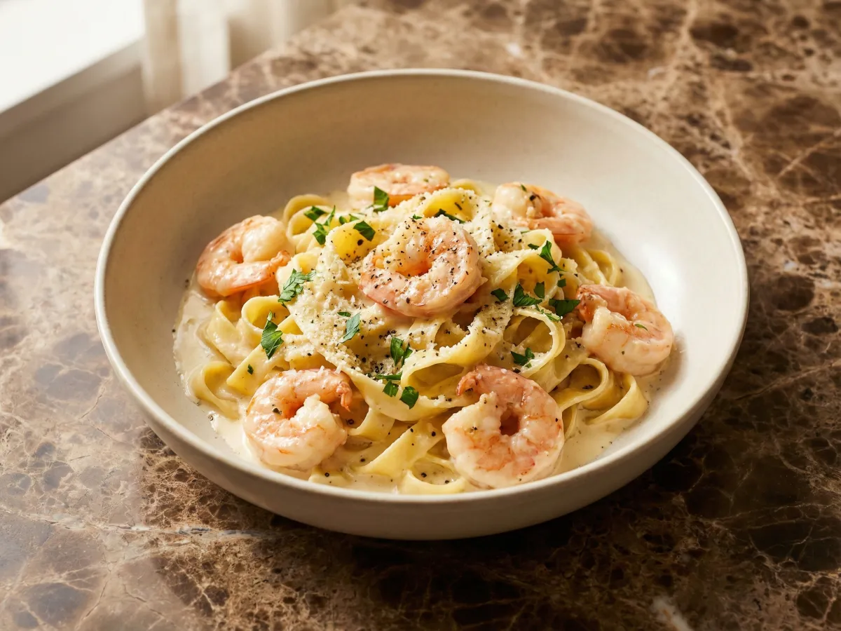 Creamy Shrimp Pasta