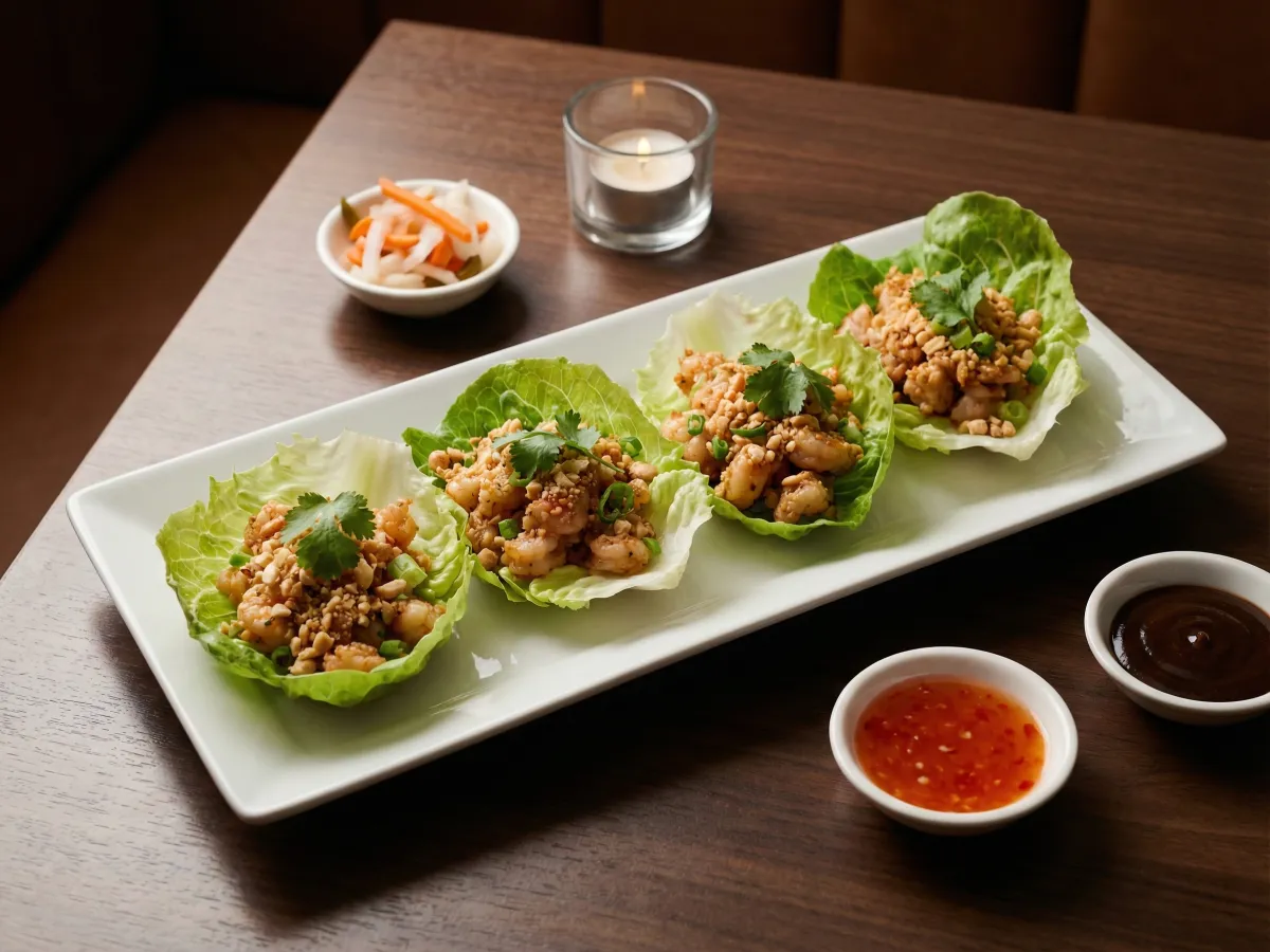 Shrimp Lettuce Wraps