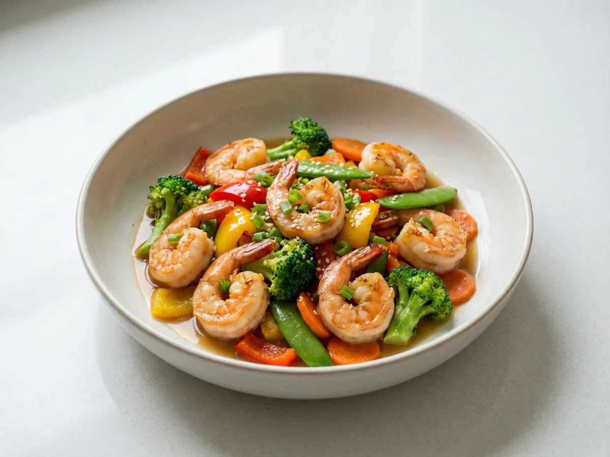 Shrimp Stir Fry With Vegetables