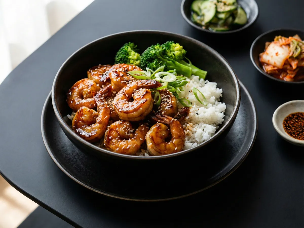 Teriyaki Shrimp Bowl
