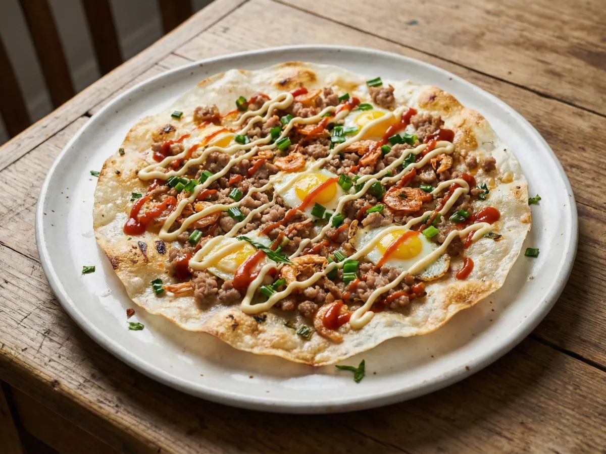 Banh Trang Nuong (Vietnamese Grilled Rice Paper Pizza)