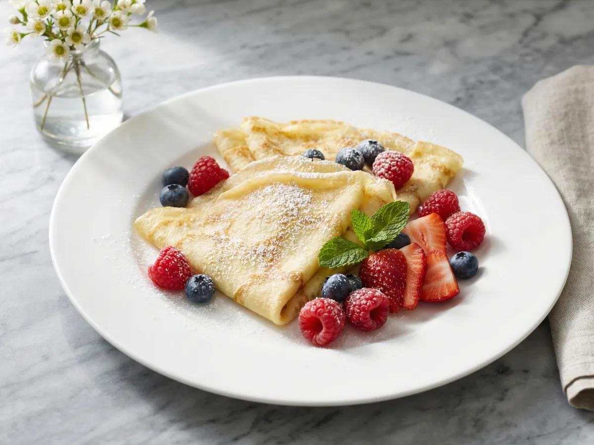 Crepes With Berries